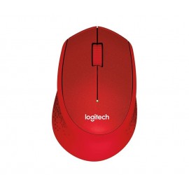 Мышь Logitech M330 Silent Plus, USB, красный, 910-004911