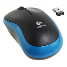 Мышь Logitech Wireless M185, USB, синий, 910-002239