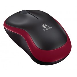 Мышь Logitech Wireless M185, USB, красный, 910-002633