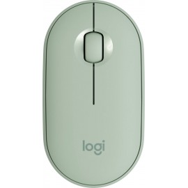 Мышь Logitech Pebble M350 Wireless, зеленый, 910-005599