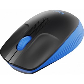 Мышь Logitech M190 черный/синий, USB, 910-005907