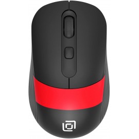 Мышь Oklick 310MW, черный/красный 1869093