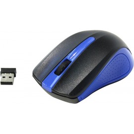 Мышь Oklick 485MW черный/синий