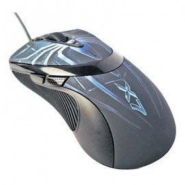 Мышь A4Tech XL-747H, USB, черный/синий