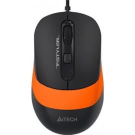 Мышь A4Tech FStyler FM10, черный-оранжевый