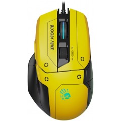 Мышь A4Tech Bloody W70 Max Punk, желтый-черный