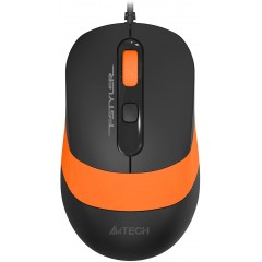 Мышь A4Tech FStyler FM10S, черный/оранжевый
