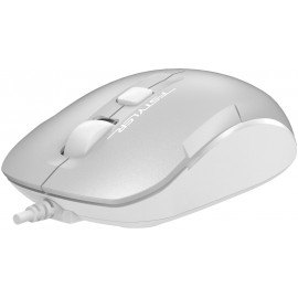 Мышь A4Tech FStyler FM26, белый/серебристый