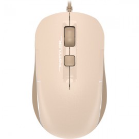 Мышь A4Tech FStyler FM26S, бежевый/коричневый