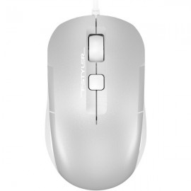 Мышь A4Tech FStyler FM26S, белый/серебристый