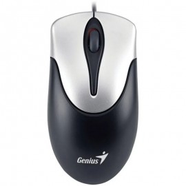 Мышь Genius NetScroll 100 V2, черная/серебро (31010001401)