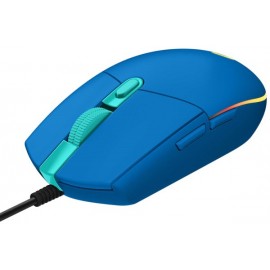 Мышь Logitech G102 Lightsync синий 910-005810