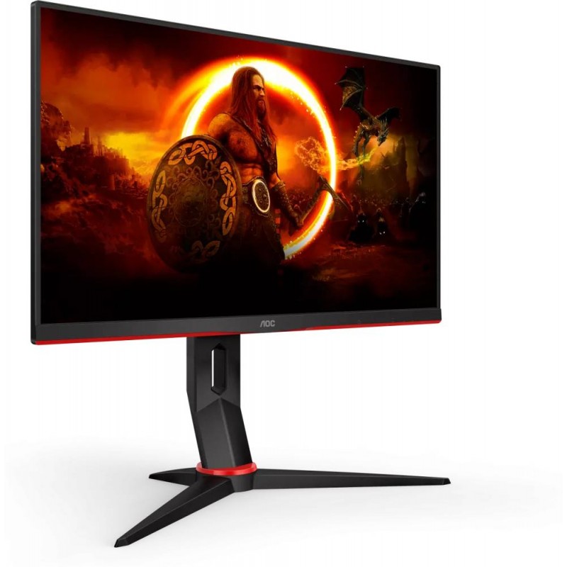 Монитор 23.8" AOC Q24G2A, 2560x1440, IPS, 165Hz, Speakers (HDMI, DP)