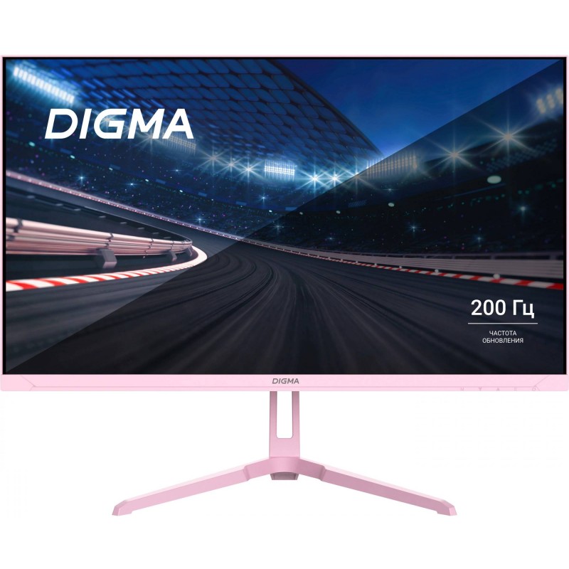 Монитор 23.8" Digma Overdrive 24P410F Pink (DM24SG03), 1920x1080, IPS, 200Hz (HDMI, DP)