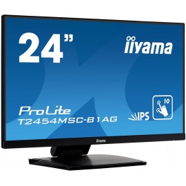 Монитор 23.8" Iiyama ProLite T2454MSC-B1AG Touch, 1920x1080, IPS (VGA, HDMI)