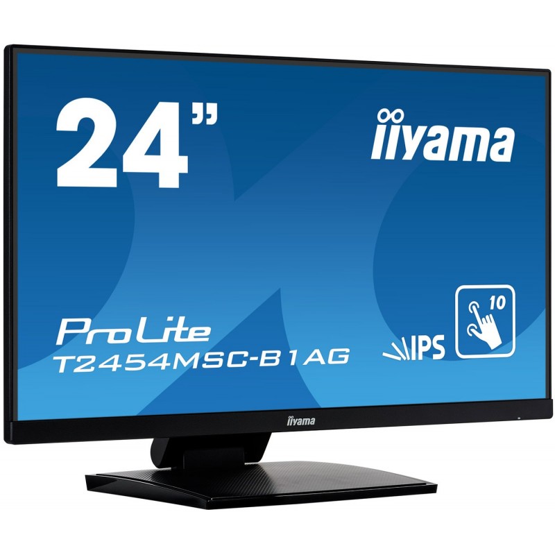 Монитор 23.8" Iiyama ProLite T2454MSC-B1AG Touch, 1920x1080, IPS (VGA, HDMI)