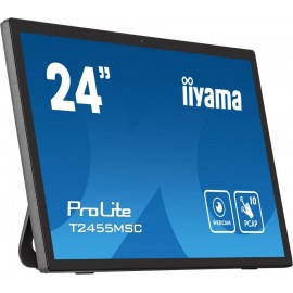 Монитор 23.6" Iiyama ProLite T2455MSC-B1, 1920x1080, IPS Touch, 60Hz, Speakers (HDMI, DP)