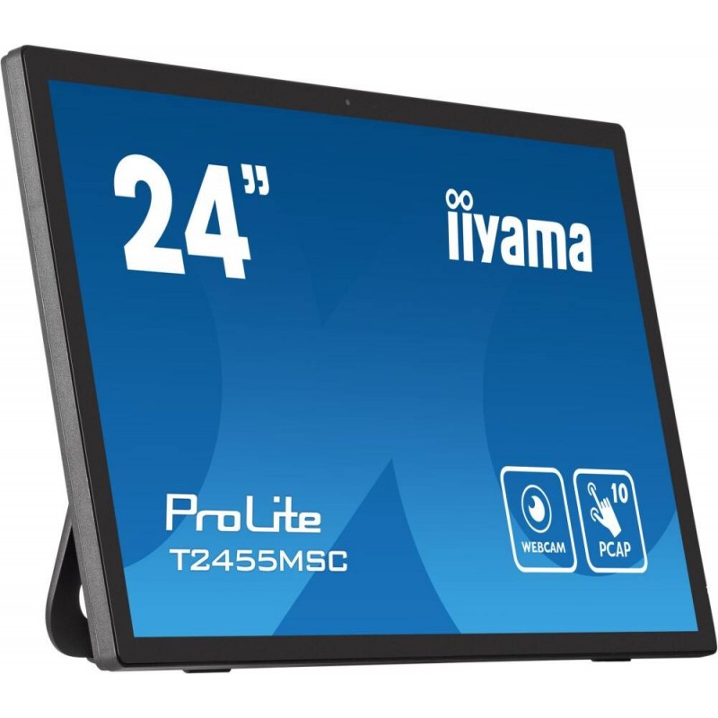 Монитор 23.6" Iiyama ProLite T2455MSC-B1, 1920x1080, IPS Touch, 60Hz, Speakers (HDMI, DP)