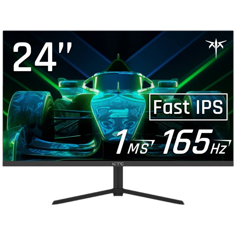 Монитор 23.8" KTC H24T09P Black, 1920x1080, IPS, 165Hz (2xHDMI, 2xDP)