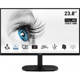 Монитор 23.8" MSI Pro MP245V, 1920x1080, VA, 100Hz (VGA, HDMI) (9S6-3PC0CM-014)