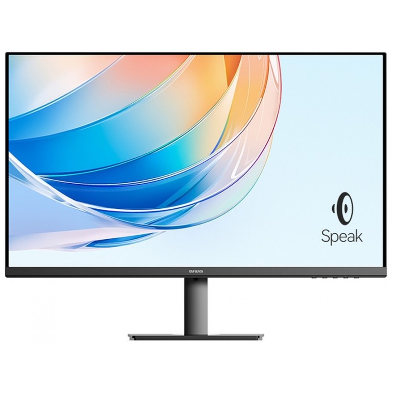 Монитор 27" Aiwa MF2705-B Black, 1920x1080, IPS, 75Hz, Speakers (VGA, HDMI, DP)