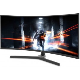 Монитор 34" Aiwa MP340G-Y Black, 3440x1440, VA, 165Hz, Speakers (2xHDMI, 2xDP)