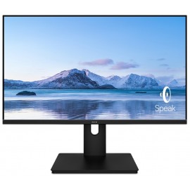 Монитор 27" Aiwa MU270A-K Black, 3840x2160, IPS, 75Hz, Speakers (2xHDMI, DP)