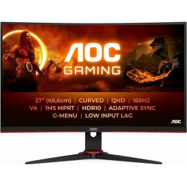 Монитор 27" AOC CQ27G2SE, 2560x1440, VA, 165Hz (2xHDMI, DP)
