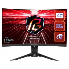 Монитор 27" ASRock PG27Q15R2A, 2560x1440, VA, 165Hz, Speakers (2xHDMI, DP)