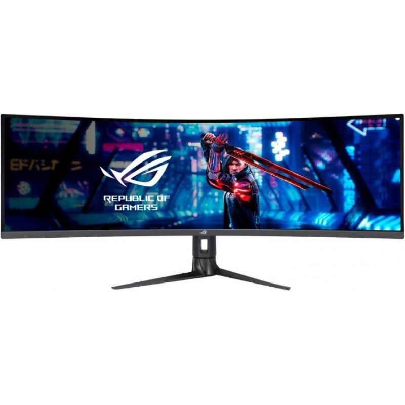 Монитор 49" Asus XG49WCR, 3840x1080, VA, 165Hz, Speakers (HDMI, DP, USB Type-C)