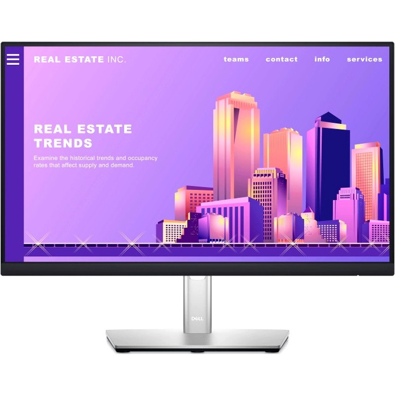 Монитор 27" Dell P2722H, 1920x1080, IPS, 60Hz (VGA, HDMI, DP)