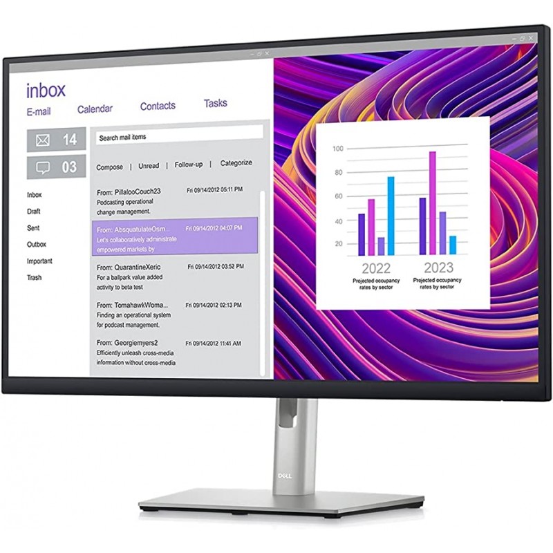 Монитор 27" Dell P2723DE, 2560x1440, IPS, 60Hz (HDMI, DP, USB Type-C)