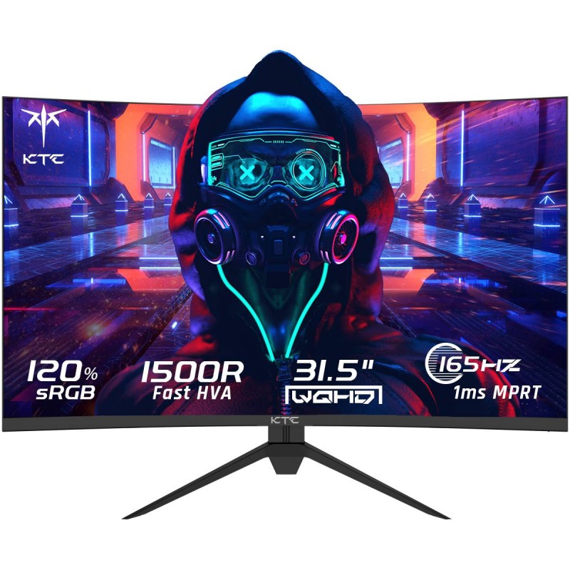 Монитор 31.5" KTC H32S17 Black, 2560x1440, VA, 165Hz (2xHDMI, 2xDP)