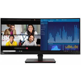 Монитор 34" Lenovo ThinkVision P34w-20 (63F2RAT3UK), 3440x1440, IPS, 60Hz, Speakers (2xHDMI, DP, USB Type-C)