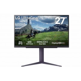 Монитор 27" LG UltraGear 27GS85Q-B, 2560x1440, IPS, 200Hz (2xHDMI, DP)