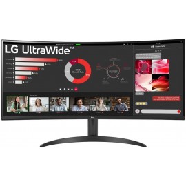 Монитор 34" LG 34WR50QC-B, 3440x1440, VA, 100Hz (2xHDMI, DP)