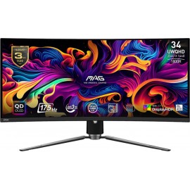 Монитор 34" MSI Pro 341CQP QD-OLED, 3440x1440, QD-OLED, 175Hz (2xHDMI, DP, USB Type-C) (9S6-3DD04T-010)
