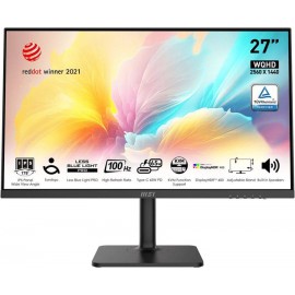 Монитор 27" MSI Modern MD272QXP, 2560x1440, IPS, 100Hz, Speakers (HDMI, DP, USB Type-C)