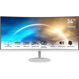 Монитор 34" MSI Pro MP341CQW, 3440x1440, VA, 100Hz, Speakers (2xHDMI, DP) 9S6-3PB2CT-025