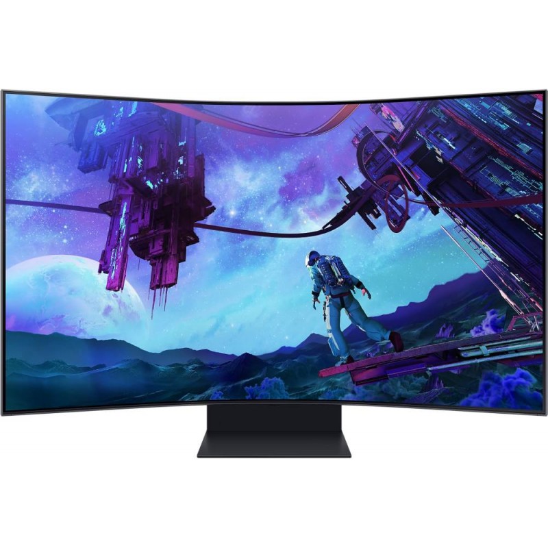 Монитор 55" Samsung S55CG97WNI, 3840x2160, VA, 165Hz, Speakers (3xHDMI, DP) (LS55CG97WNIXCI)