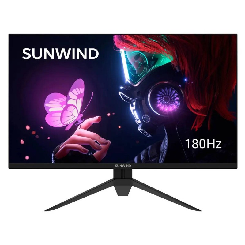 Монитор 27" SunWind SUN-M27BG130, 2560x1440, IPS, 180Hz (HDMI, DP)