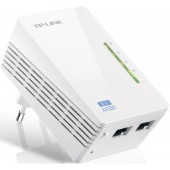 Адаптер Powerline TP-LINK TL-WPA4220, WiFi, 300Mbps, передача данных по электросети
