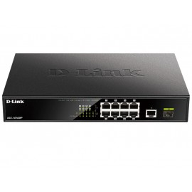 Коммутатор D-Link DGS-1010MP/A1A, 8xLAN 1Gbps, 1xCombo