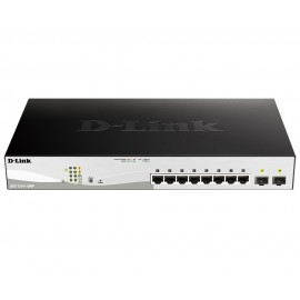 Коммутатор D-Link DGS-1210-10MP/F3A, 8xLAN 1Gbps, 2xSFP