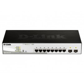 Коммутатор D-Link DGS-1210-10P/FL1A, 8xLAN 1Gbps, 2 combo 1Gbps/SFP, PoE