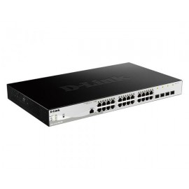 Коммутатор D-Link DGS-1210-28MP/ME/B2A, 24xLAN 1Gbps, 4xSFP