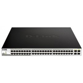 Коммутатор D-Link DGS-1210-52MPP/E2A, 48xLAN 1Gbps, 4 SFP,  PoE