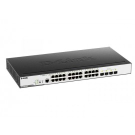 Коммутатор D-Link DGS-3000-28LP/B1A, 24xLAN 1Gbps, 4xSFP