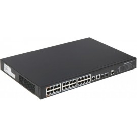 Коммутатор Dahua DH-PFS3228-24GT-240, 26xLAN 1Gbps, 2xSFP