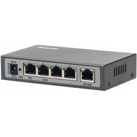 Коммутатор Falcon Eye FE-104POE-S, 4xLAN 100Mbps, 1xUplink, PoE